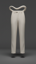 Ivory Sand Tailored Trousers